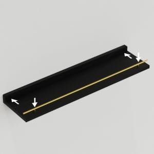 WOPITUES Floating Shelves 24 inch