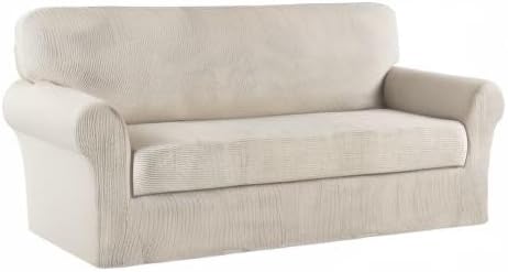 Turquoize Stretch Sofa Slipcover 2 Pieces Sofa Cover Couch Cover