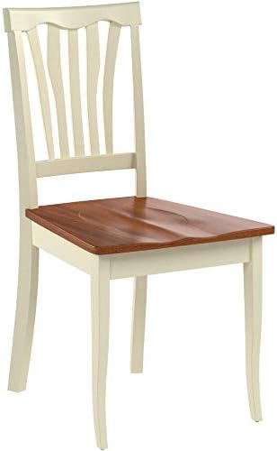 East West Furniture AVC-WHI-W Avon Kitchen Dining Chairs