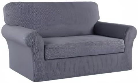 Turquoize Stretch Sofa Slipcover 2 Pieces Sofa Cover Couch Cover