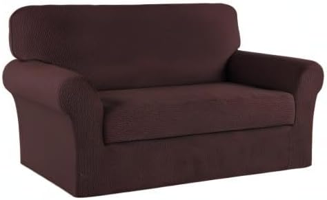 Turquoize Stretch Sofa Slipcover 2 Pieces Sofa Cover Couch Cover