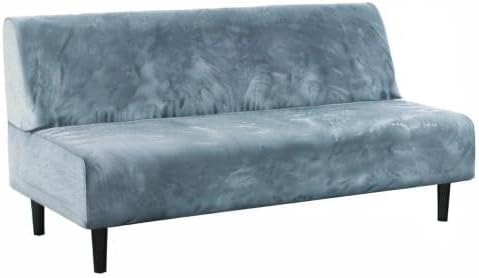 H.VERSAILTEX Real Velvet Futon Cover Armless Sofa Covers Sofa Bed Covers