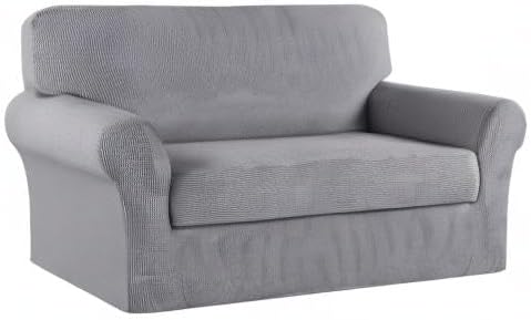 Turquoize Stretch Sofa Slipcover 2 Pieces Sofa Cover Couch Cover