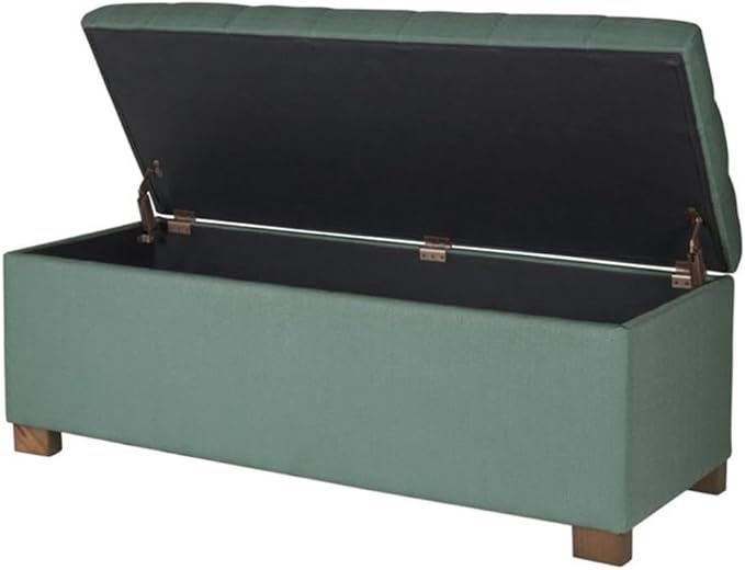 HomePop Large Storage Ottoman Bench