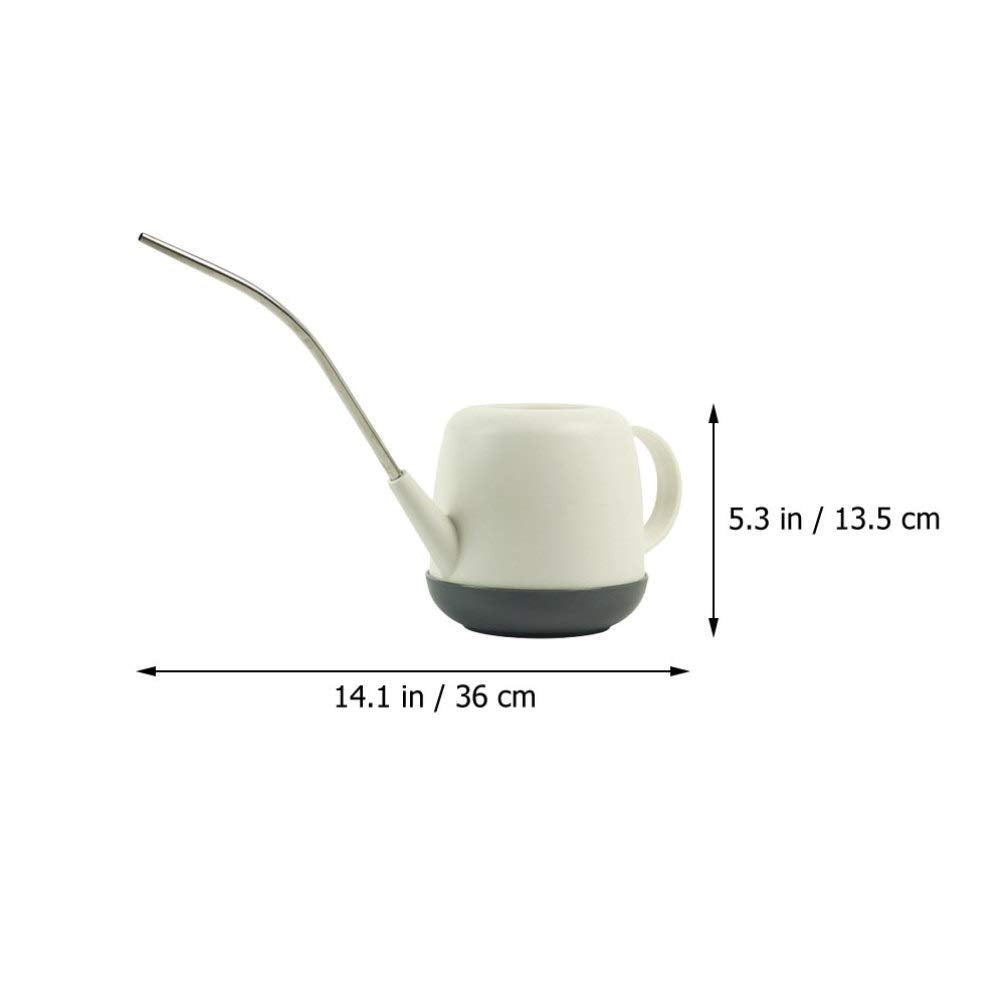 DOITOOL Gardening Watering can with Long Spout 14.17In Lightweight Outdoor Plant Watering Pot Ergonomic Handle Easy Refill Durable Watering Kettle for Lawn and Garden