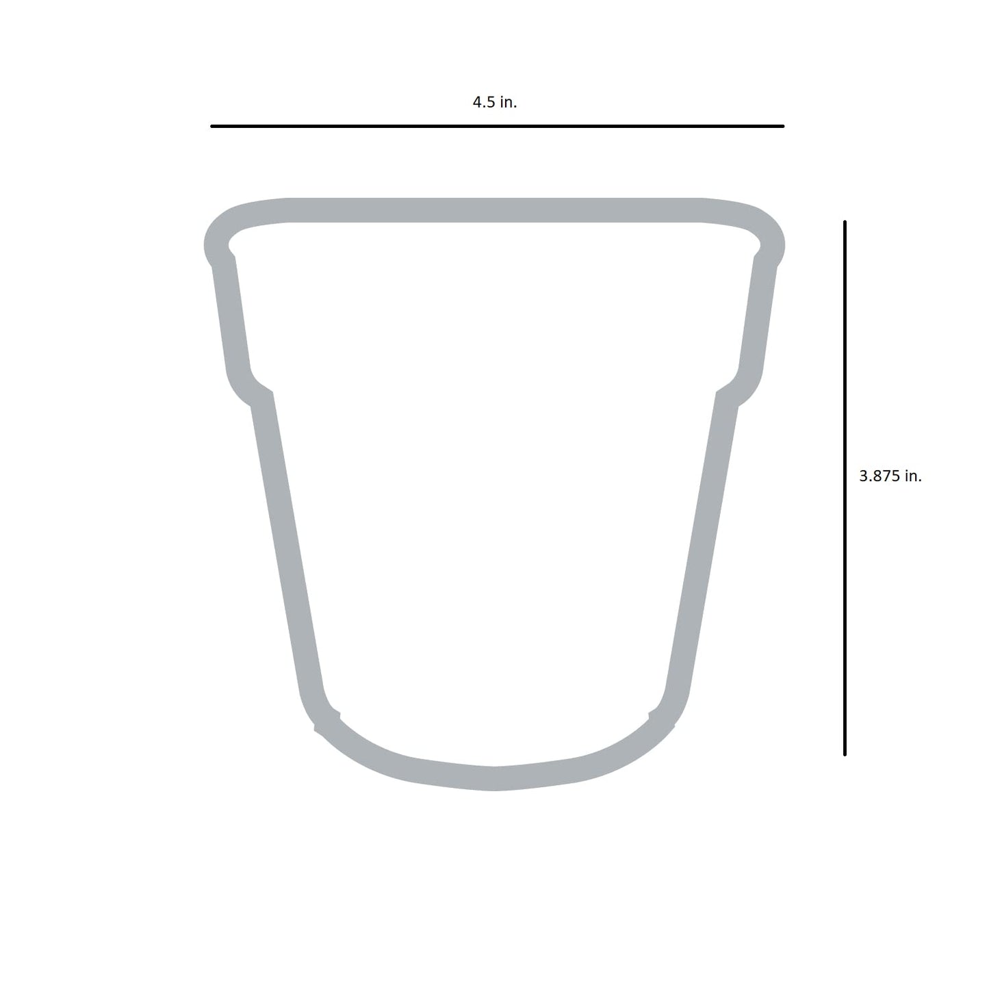 The HC Companies Biopax 4 Inch Eco-Friendly, Biodegradable Plant Pots - Perfect for Seed Starting or Vegetables (Set of 6)