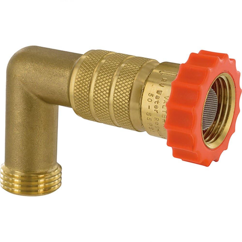 Valterra A01-2222VP Water Regulator 40-50 PSI with 90 Degree Hose Saver