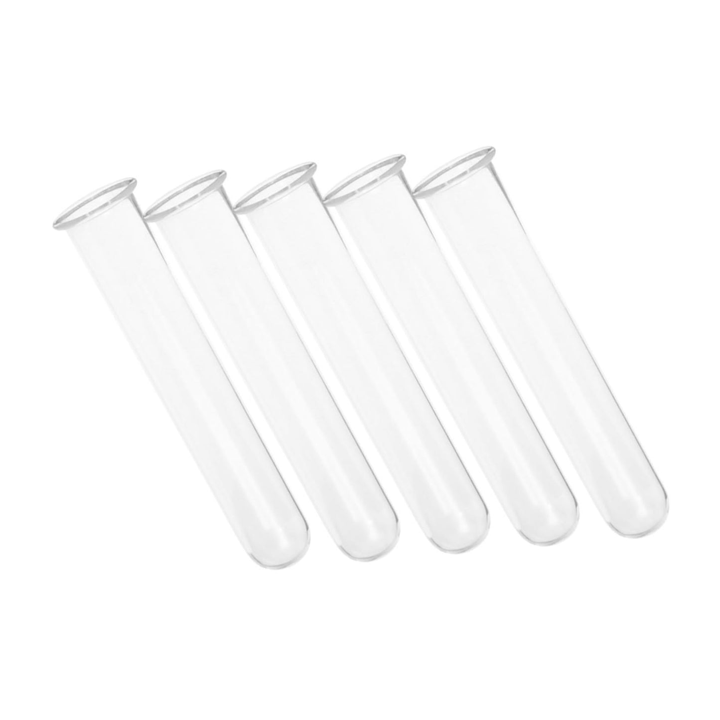 Alipis 5pcs Hydroponic Glass Test Tube Vases for Plant Propagation Transparent Glass Plant Vases for Home and Office Decor Sturdy Wear Floral Water Tubes Multi Use Desk Terrarium