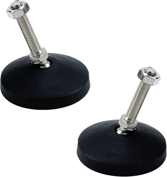 Antrader Swivel Leg Levelers, Adjustable Furniture Feet,Heavy Duty Leveling