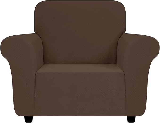 ZNSAYOTX Chair Cover with Arms, New Striped Sofa Chair Covers