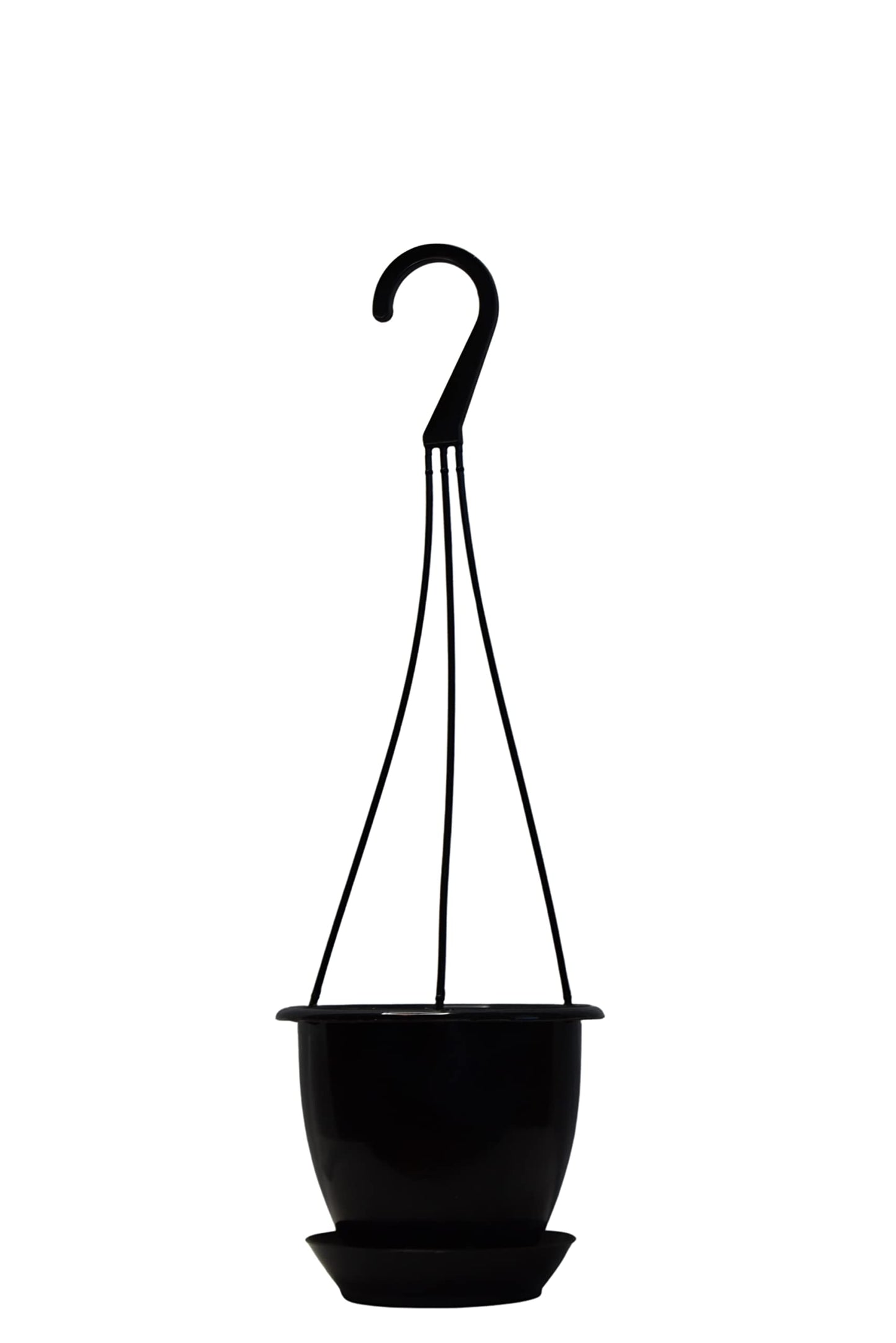 Dogwood Farm Market 4.5inch Mini Black Plastic Hanging Basket by Koba (10)