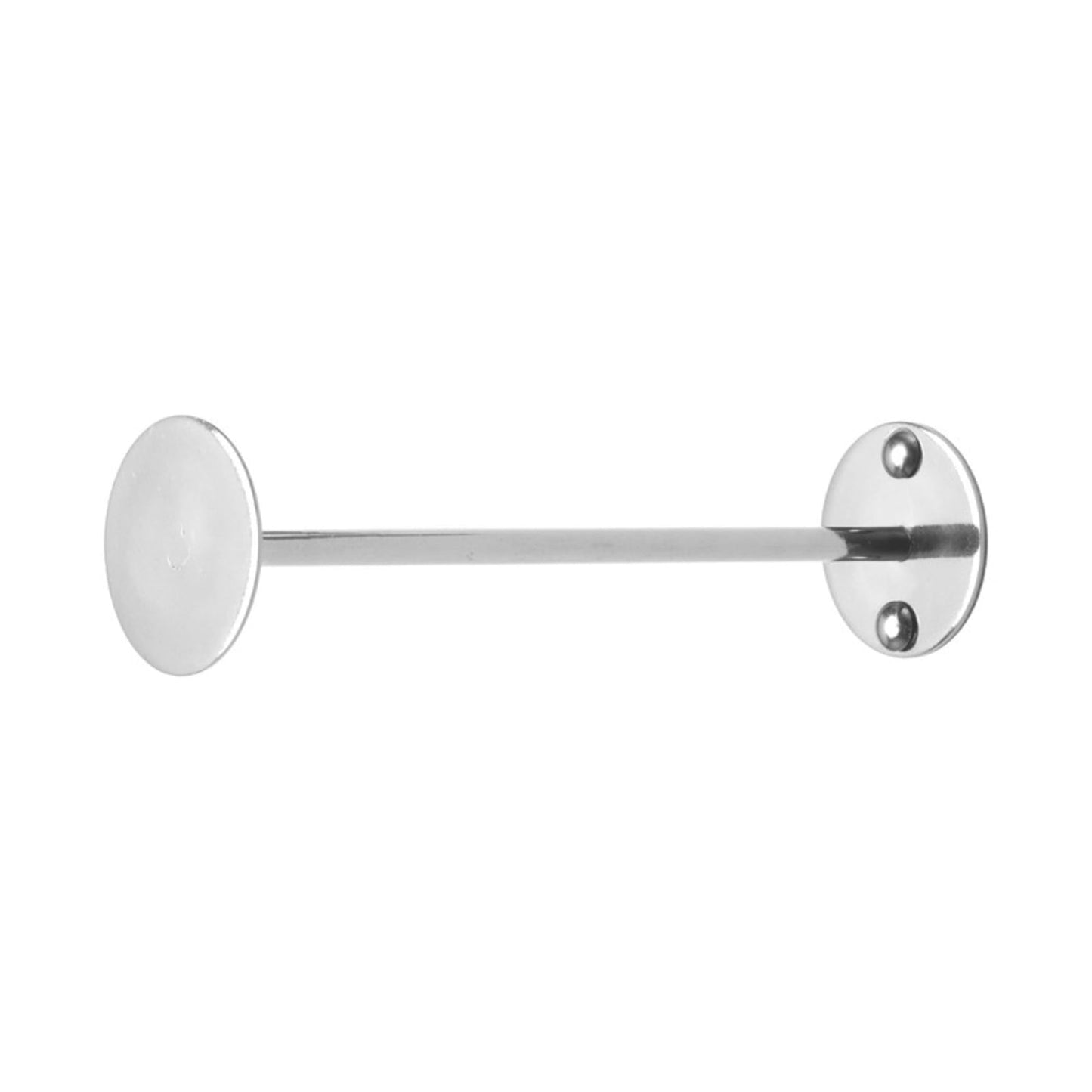 Bloem Revel 8" Indoor Metal Plant Wall Hanger - Easy Install, 15 lb Weight Capacity, Installation Kit Included, Decorative Wall Hook for Hanging Plants, Silver