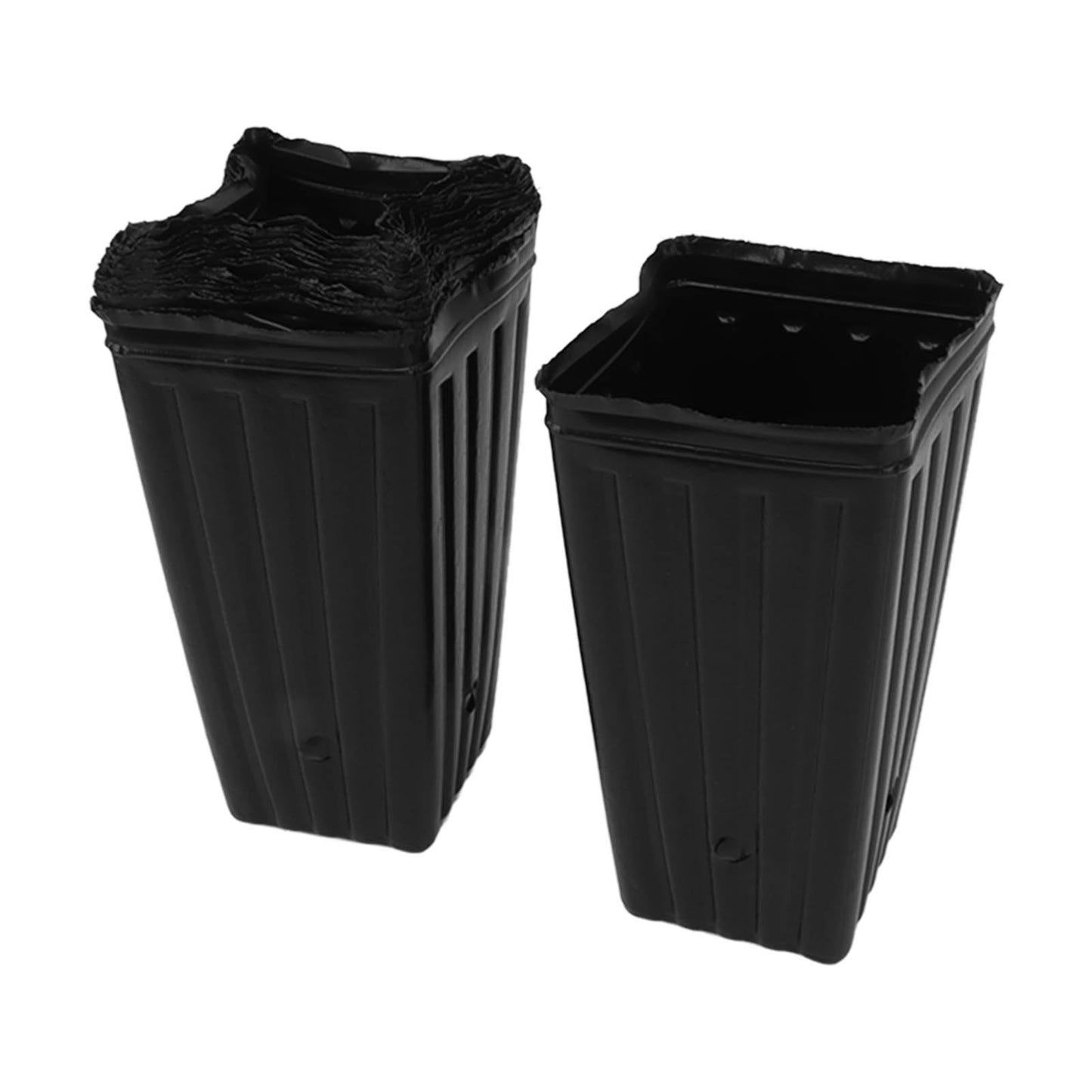 TOPINCN Deep Tree Pot Nursery Pots Outdoor Indoor Garden Seedlings Container Plants Treepots Tree Pots Flowers Plastic Container Pots Tall 20Pcs for Jar Nursery Baby Outside Kid Nursery