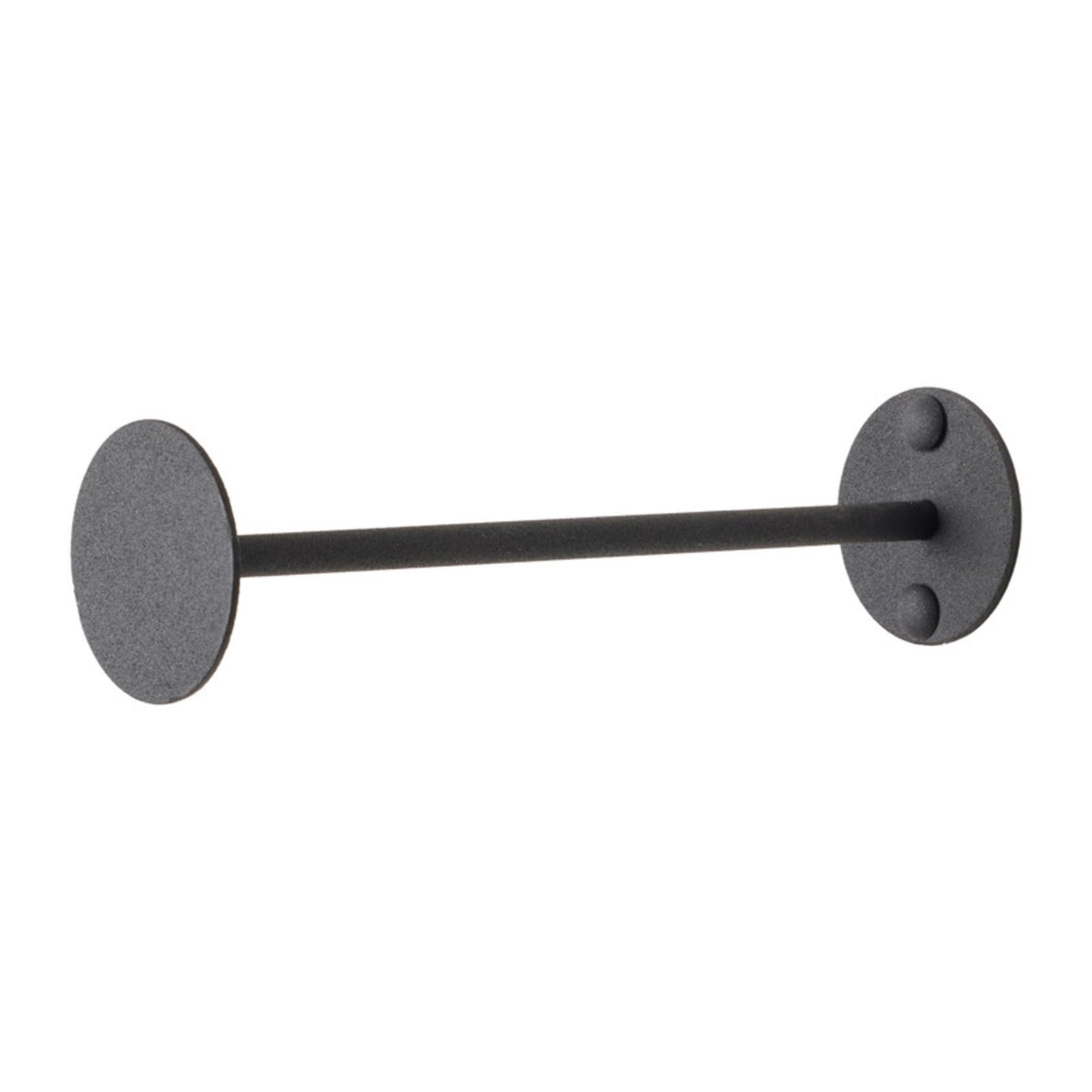 Bloem Revel 8" Indoor Metal Plant Wall Hanger - Easy Install, 15 lb Weight Capacity, Installation Kit Included, Decorative Wall Hook for Hanging Plants, Black