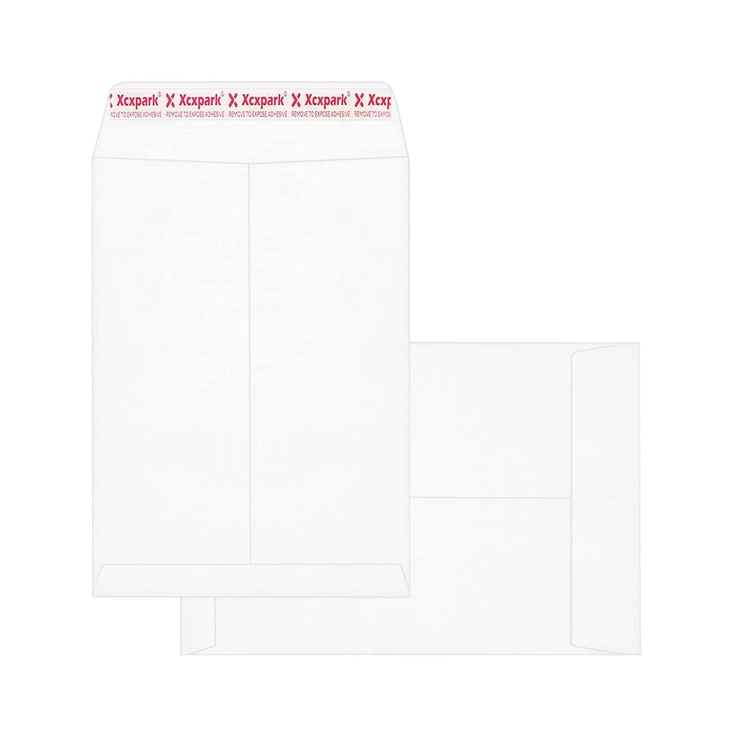 Xxcxpark 250 PCS 6x9 inches Security Catalog Envelopes Printable Self Seal Envelopes, Anti Tear White Kraft Envelopes for Invitation Cards, Pictures, Photos, Documents