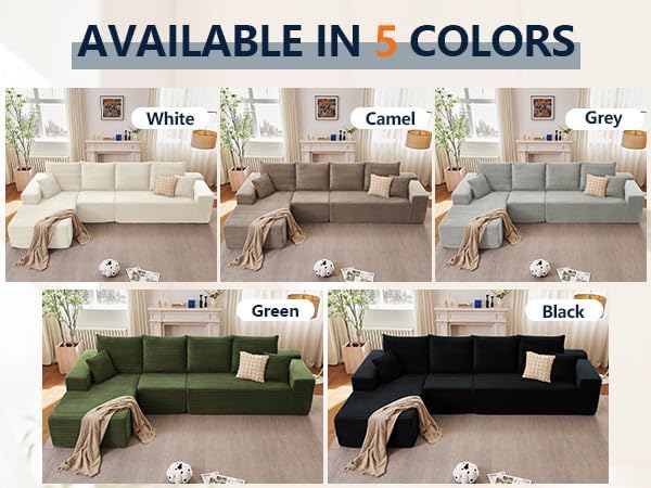 135" Cloud Sectional Couch