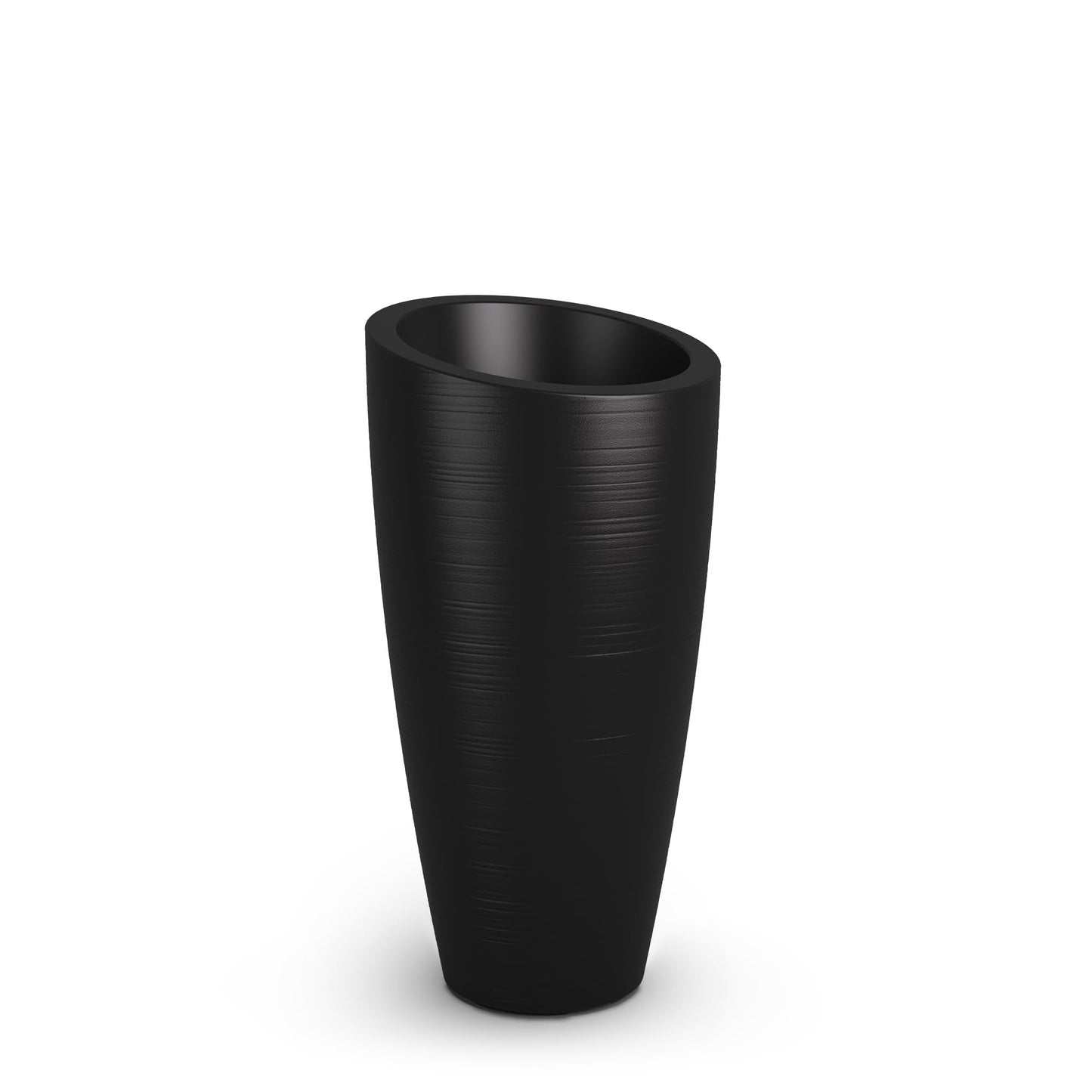 Mayne Modesto 32-Inch Tall Planter – Weather-Resistant Planter for Flowers – Durable Indoor/Outdoor Design for Patio, Porch, or Entryway