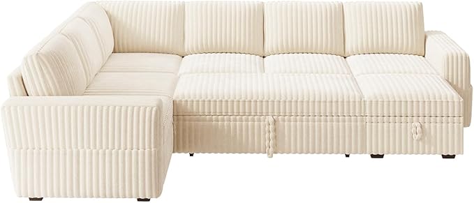 HONBAY Modular Sectional Sleeper Sofa