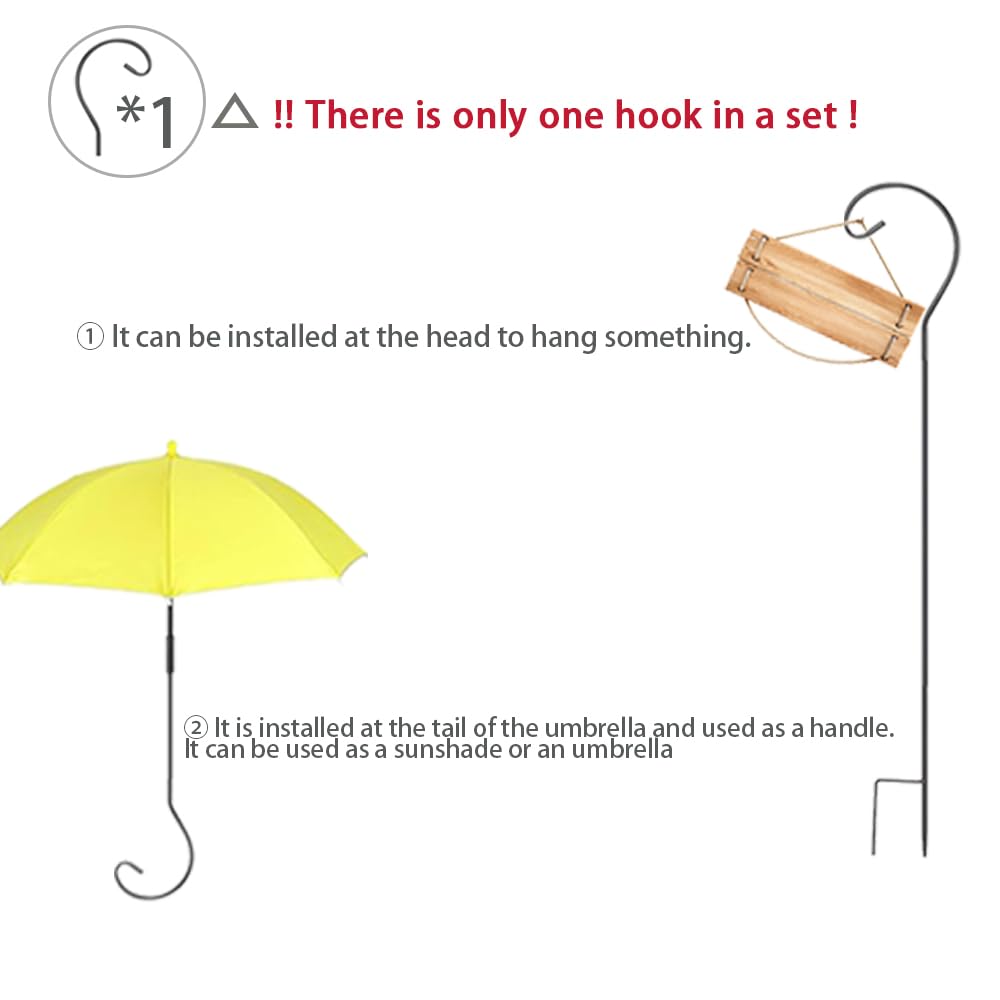 Vorriop Upgraded 6pcs Plant Umbrellas for Outdoor Plants,Garden Beds Shade,Adjustable Height Provides Shade for Potted to Protect Their Flowers from Intense Sunlight and Rain