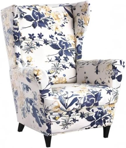 KRFOONN Wingback Chair Covers Slipcovers 2 Piece Stretch Wing Chair Covers