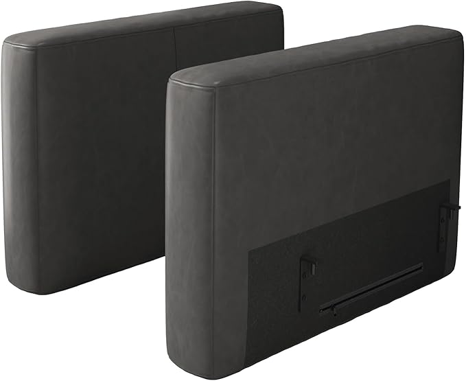 EASE MOOSE Armrest Module for Modular Sectional Sofa, Faux Leather Side