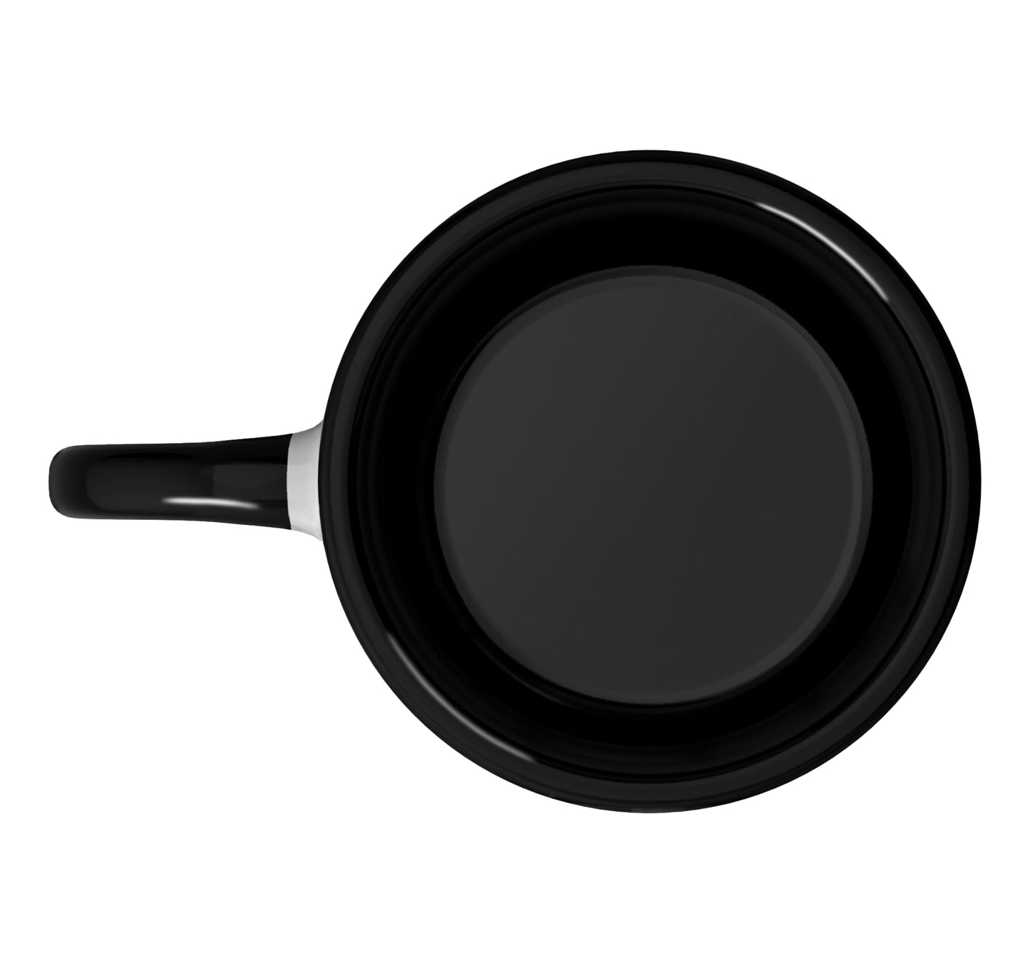 Happy Hallothanksmas Halloween Thanksgiving Xmas Skeleton Ceramic Mug, Black/White