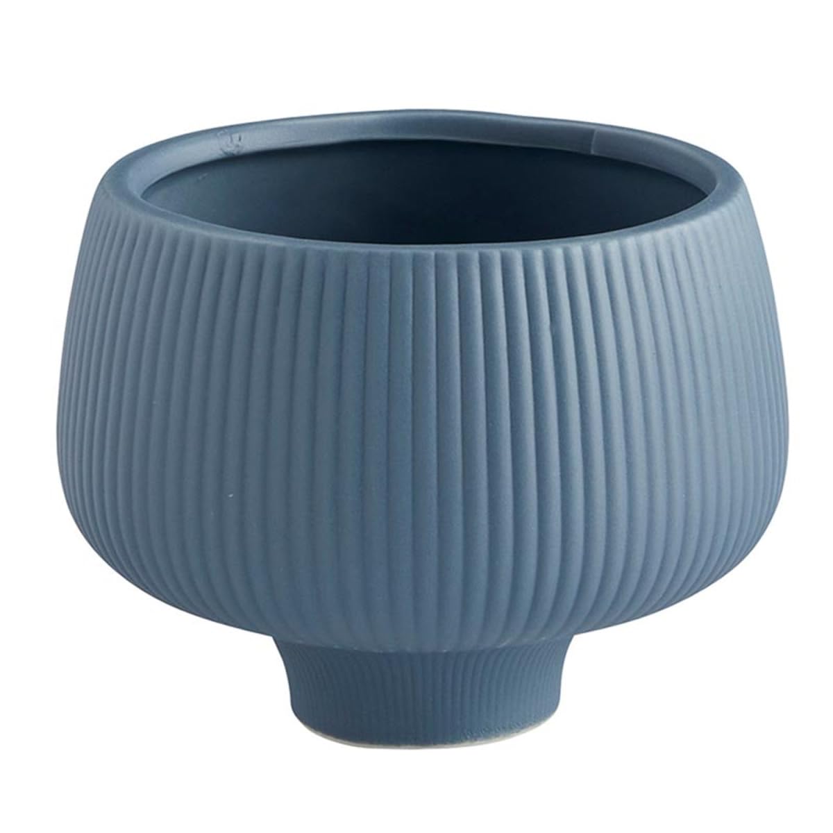 47th & Main Flower Pot for Indoor Plants | Modern Ceramic Planter Pot, 5" x 3.5" H, Blue