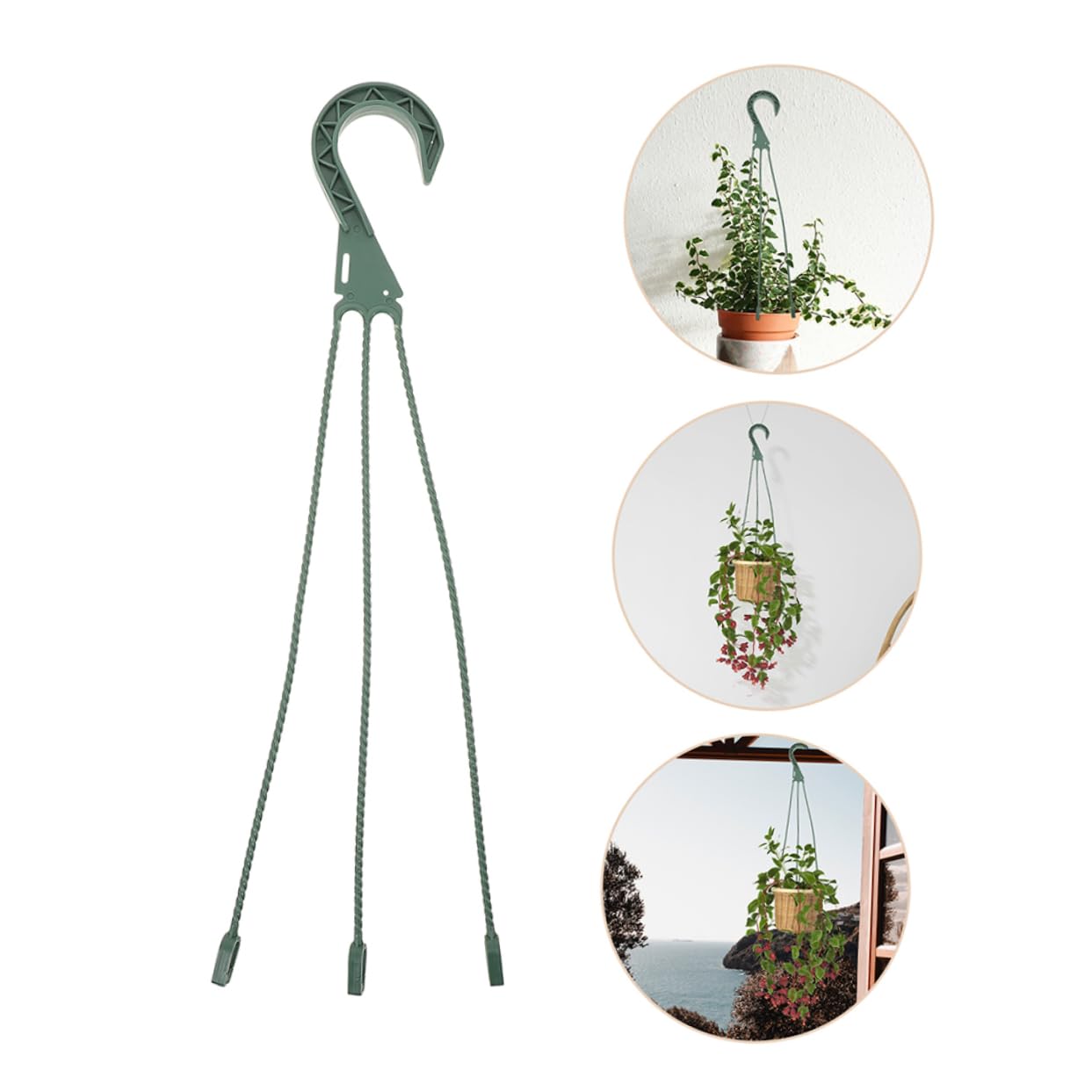 YARNOW 5Pcs Space Saving Plant Hanger Chain Versatile Flower Pot Hooks for Plants Succulents and Indoor Decor Simple Installation for Efficient Vertical Gardening