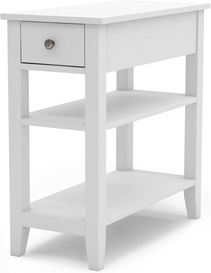 ChooChoo Side Table Living Room, Narrow End Table