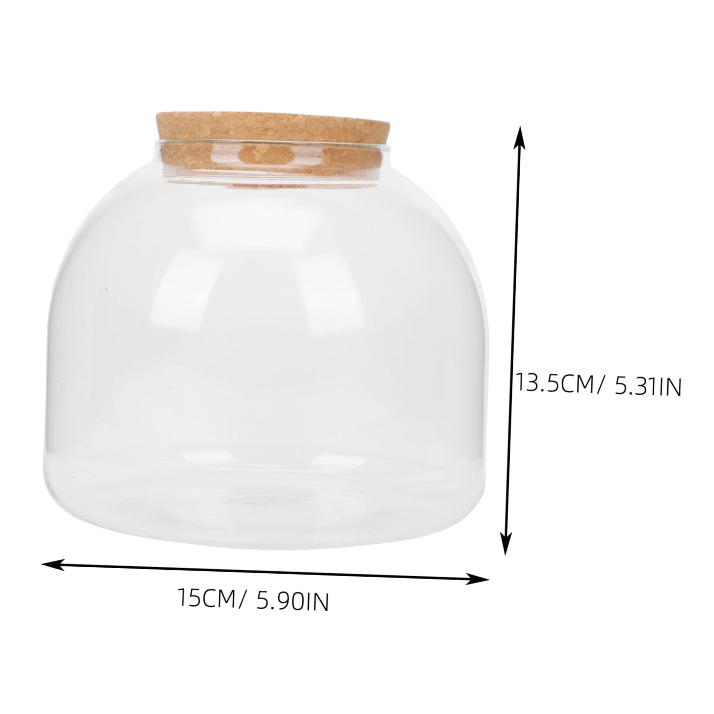 FUNOMOCYA Plant Terrariums Micro Landscape Bottle Glass Bottle Decor DIY Room Plant