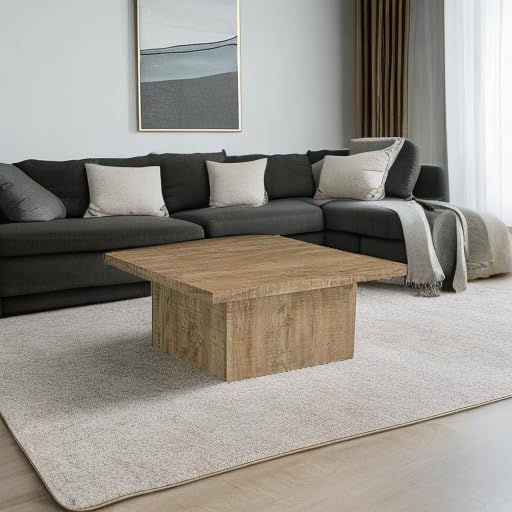Coaster Home Furnishings Zetta Square Cocktail Living Room Coffee Table
