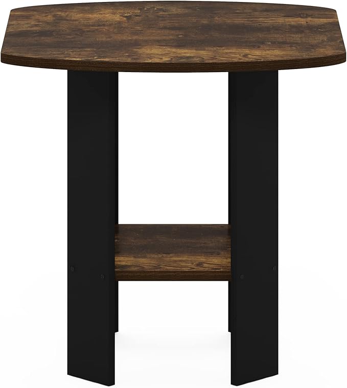 Furinno SIMPLE DESIGN Side Table, 2-Tier Modern End Table