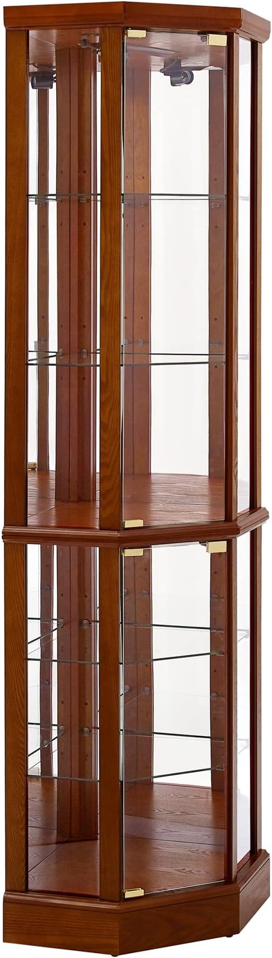 Glass Corner Display Cabinet
