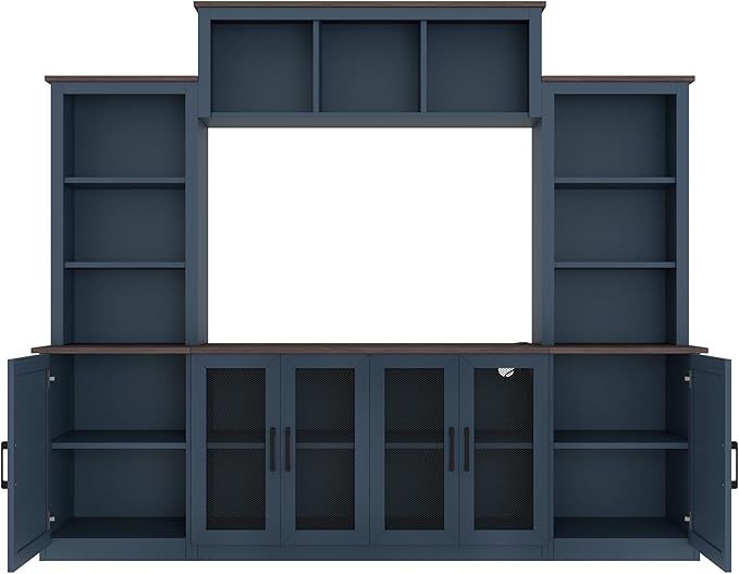 LUMISOL 4-Piece Entertainment Center Wall Unit