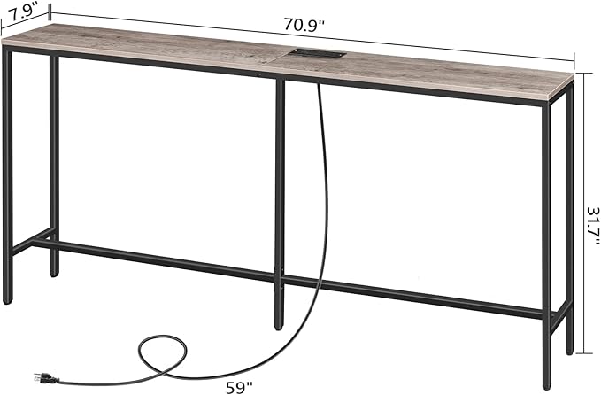 MAHANCRIS 70.9'' Console Table