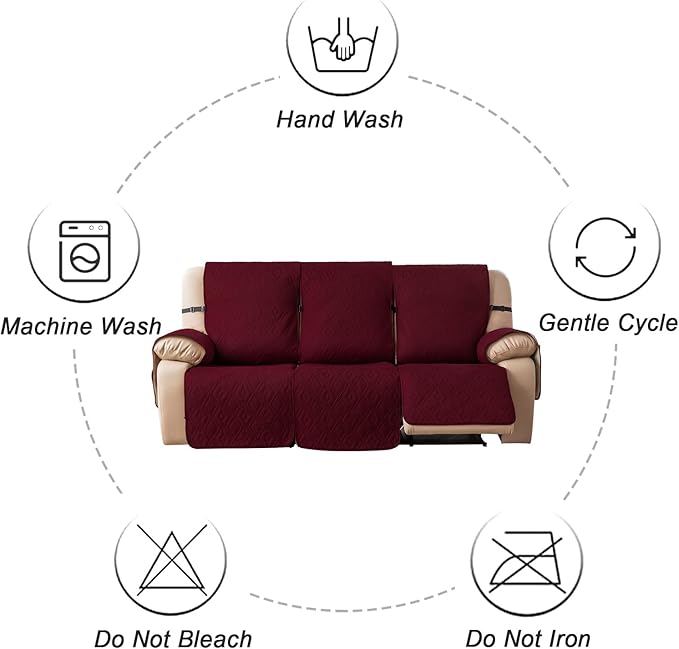 Genina Waterproof Reclining Couch Cover