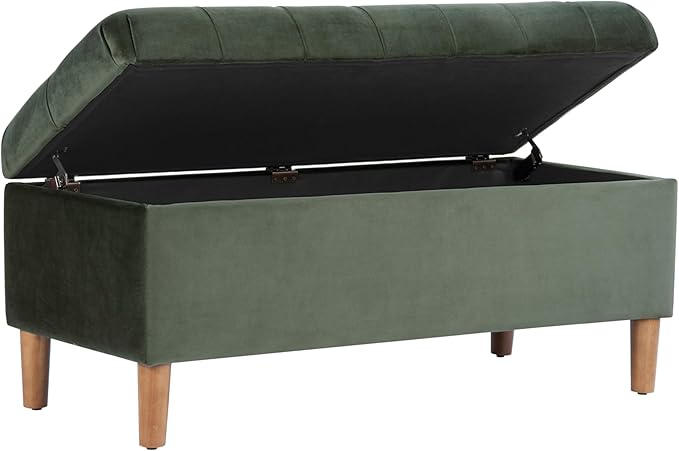 Homepop Home Decor | Tufted Ainsley Button Storage Ottoman Bench
