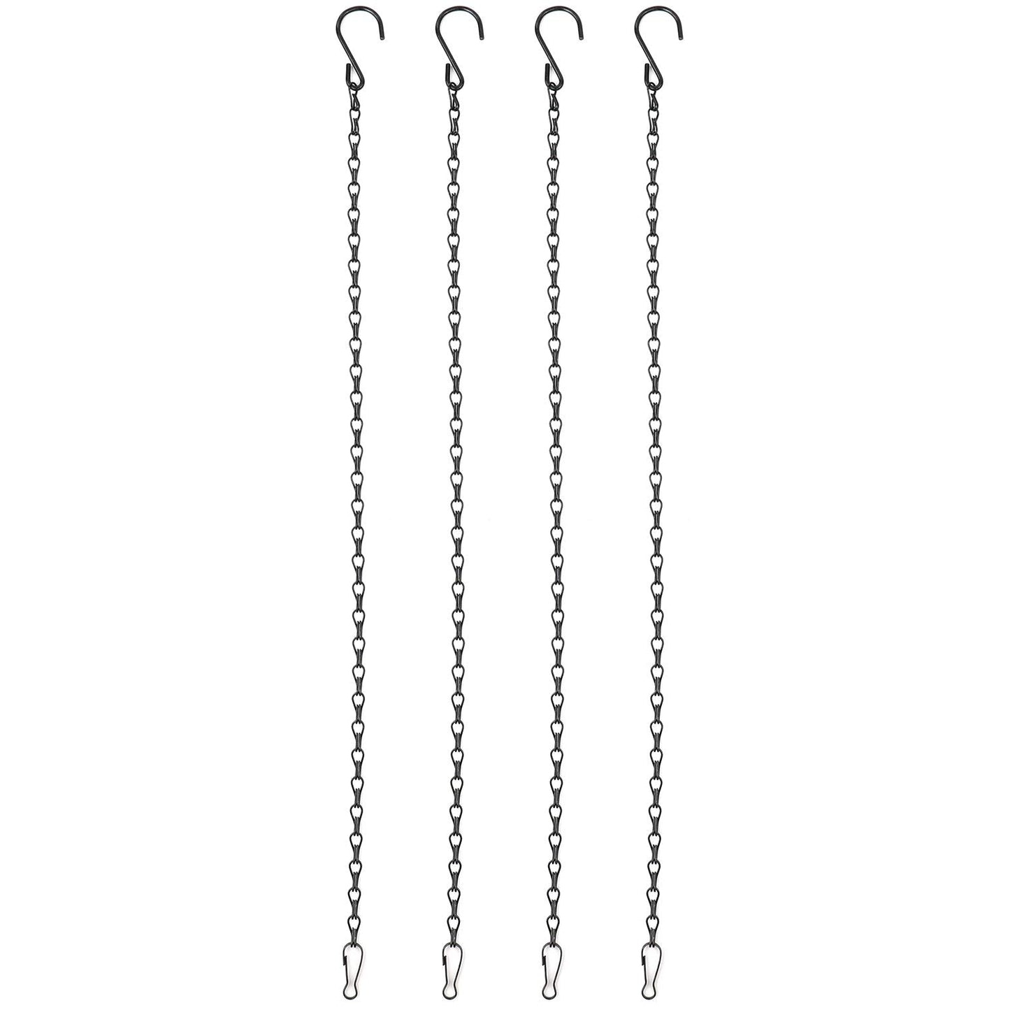 Foraineam 24 Pack 19.7 Inches Hanging Chains Garden Plant Hangers for Bird Feeders, Planters, Billboards, Lanterns and Ornaments