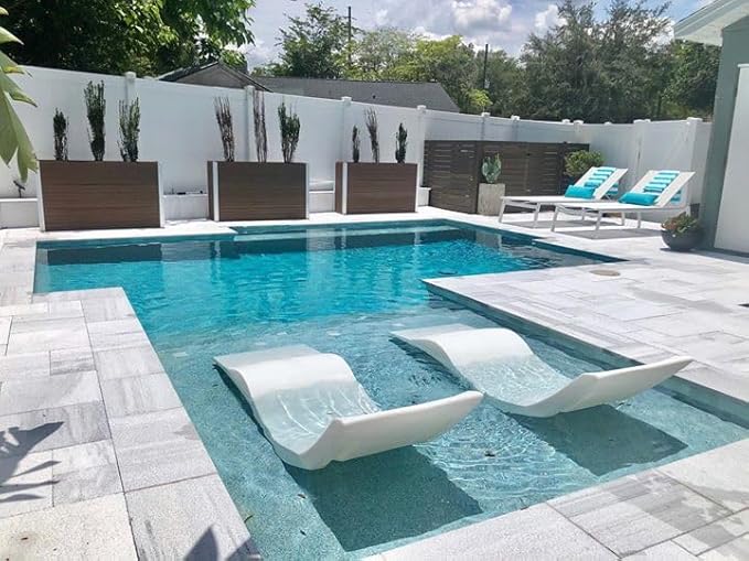 Aqua Outdoors Pool Chaise Lounge Chairs