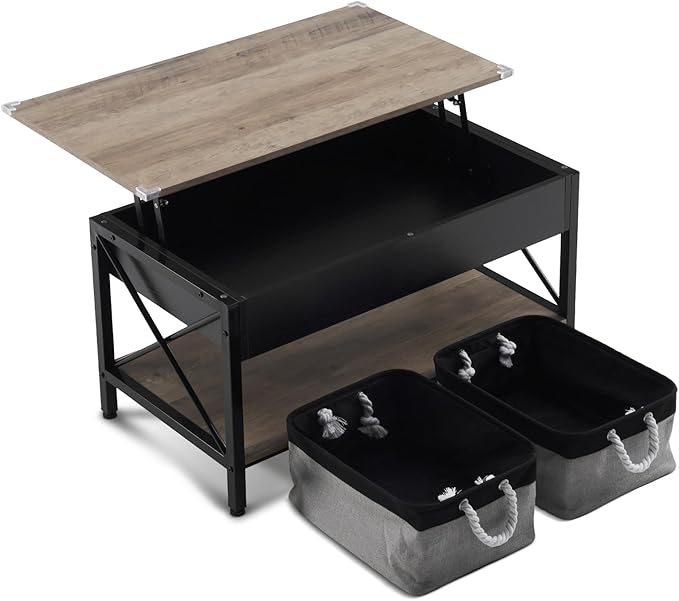 VINGLI 36" Lift Top Coffee Table