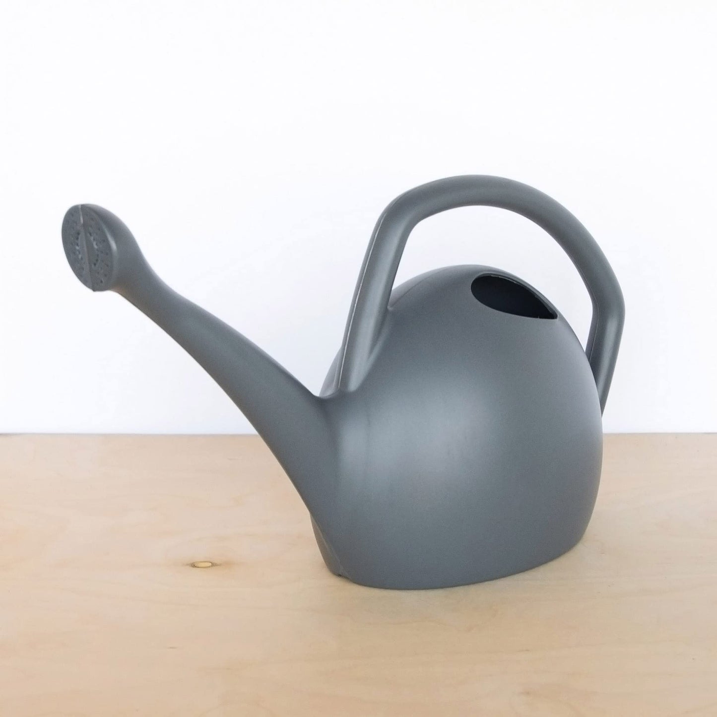 Bloem Rhino Watering Can: 2 Gallon Capacity - Charcoal - 100% Recycled Plastic Can, Easy Water Spout, One Piece Construction, for Indoor and Outdoor Use, Gardening