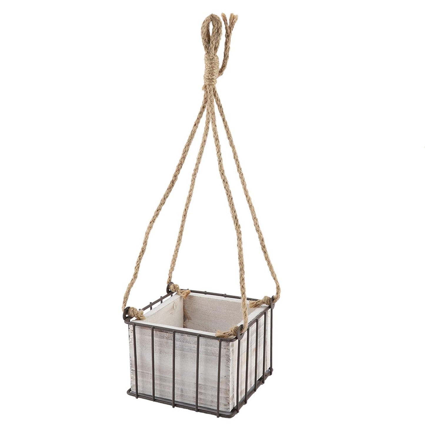 Yosoo Hanging Baskets for Plants, Home Garden Wall Storage Planter Hangings Decor Flower Plant Hanging Basket Flowerpot