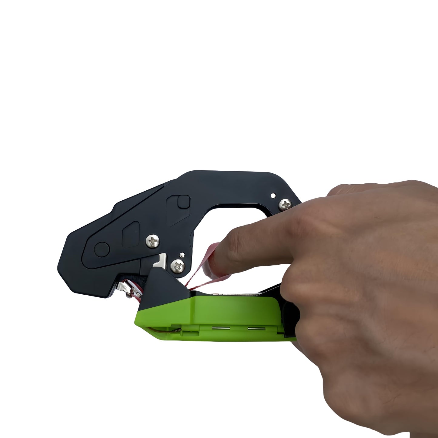 Kongsen Plant Tying Machine Set Vine Tying Machine for Climbing Plants, Tomato, Tomatoes, Vining Vegetables, Flower Planting,Cucumber, 10000pcs Staples 20 Rolls (Green)