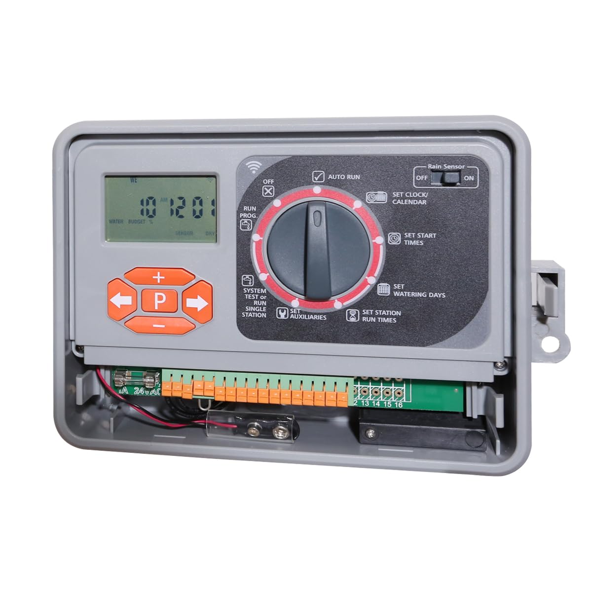 Grouven Garden Smart 11-Zone WiFi Sprinkler Controller Watering Timer Irrigation System Outdoor/Indoor