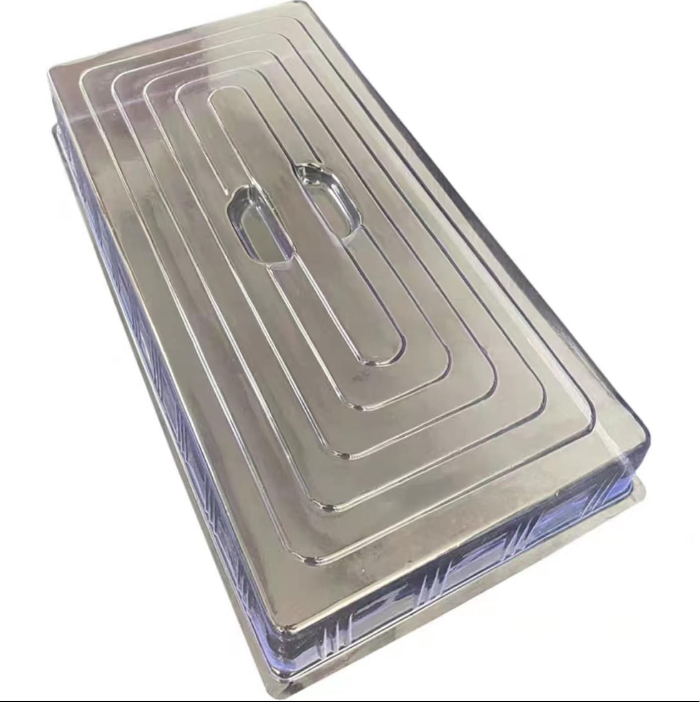RooTrimmer 10 Pcs Humidity Dome, Plastic Clear Seed Starter Dome 1020 Tray Covers Humidifying and Insulating for Greenhouse Germination and Garden Growing (21.5"×11.5", 3.15" Height, 10-Pack)