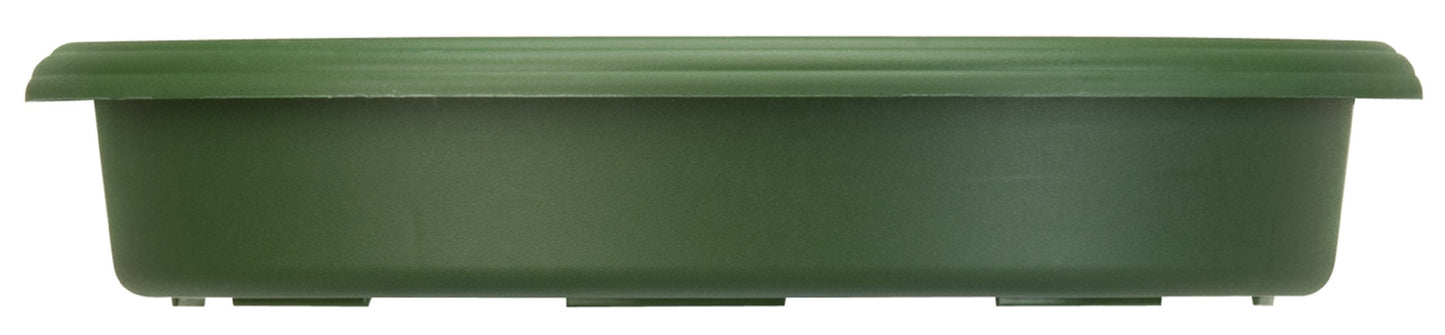 The HC Companies Panterra Deep Clip-On Planter Saucer 10-Inch Flower Pot Drip Trays for Planters, Pairs w/ 10" Green Panterra Planter PA.10000B71 | Green (SPN10000B71)