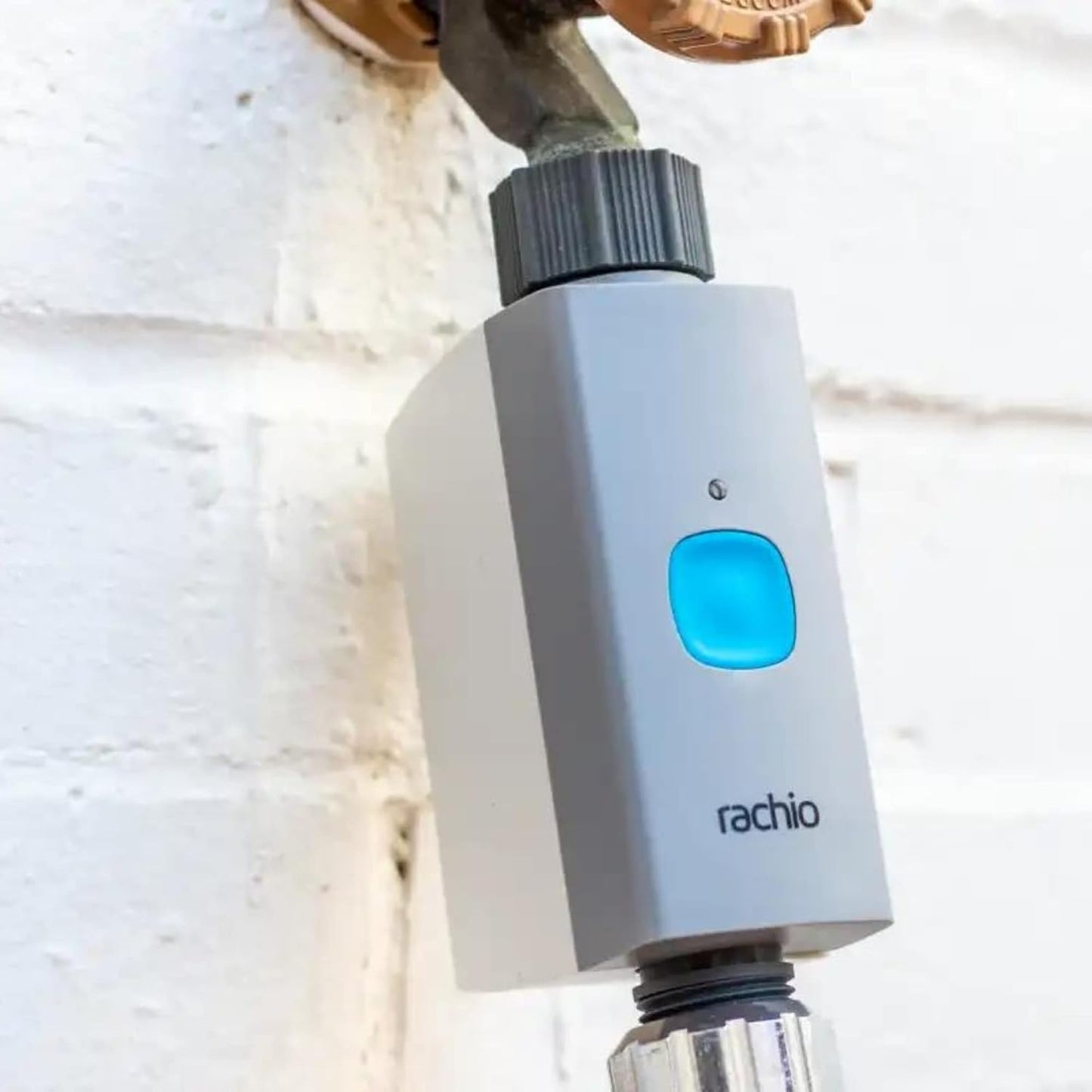 Rachio Smart Hose Timer (2 Valves + 1 WiFi Hub) – App-Controlled Outdoor Faucet Timer, Quick Install & Scheduling, Expandable System
