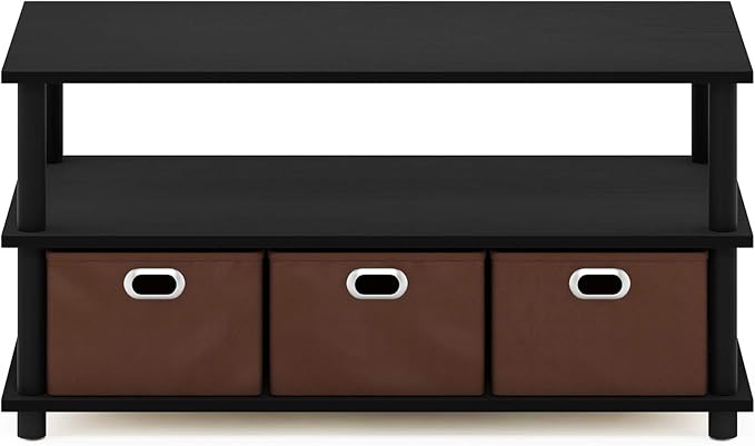 FURINNO Turn-N-Tube Coffee Table, 31.22D x 15.5W x 15.8H in