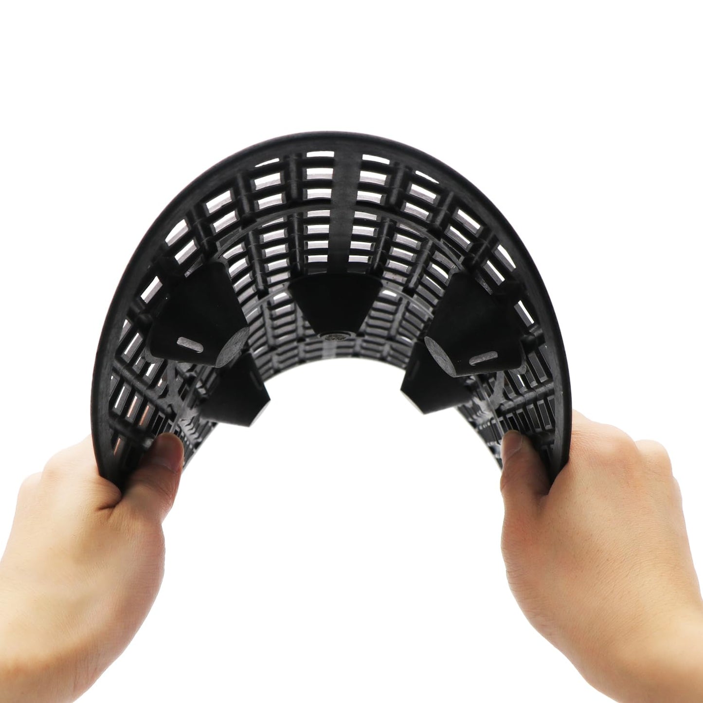 DUTWROY Plant Level Pot Elevator 12 Inch Plant Riser for Pots 10 Pieces Black Plant Stands to Prevent Rot and Damage Plant Runoff Tray for Indoor Outdoor Garden Flower, Patio and Deck Floor Protector