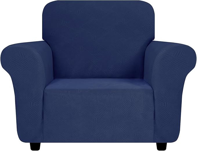 ZNSAYOTX Super Stretch Chair Slipcover, New Striped Sofa Chair Covers